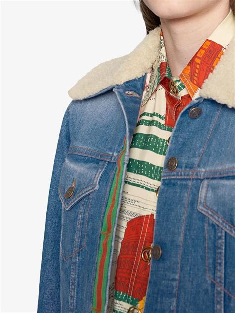 farfetch Gucci denim jacket